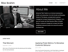 Tablet Screenshot of moeibrahim.com